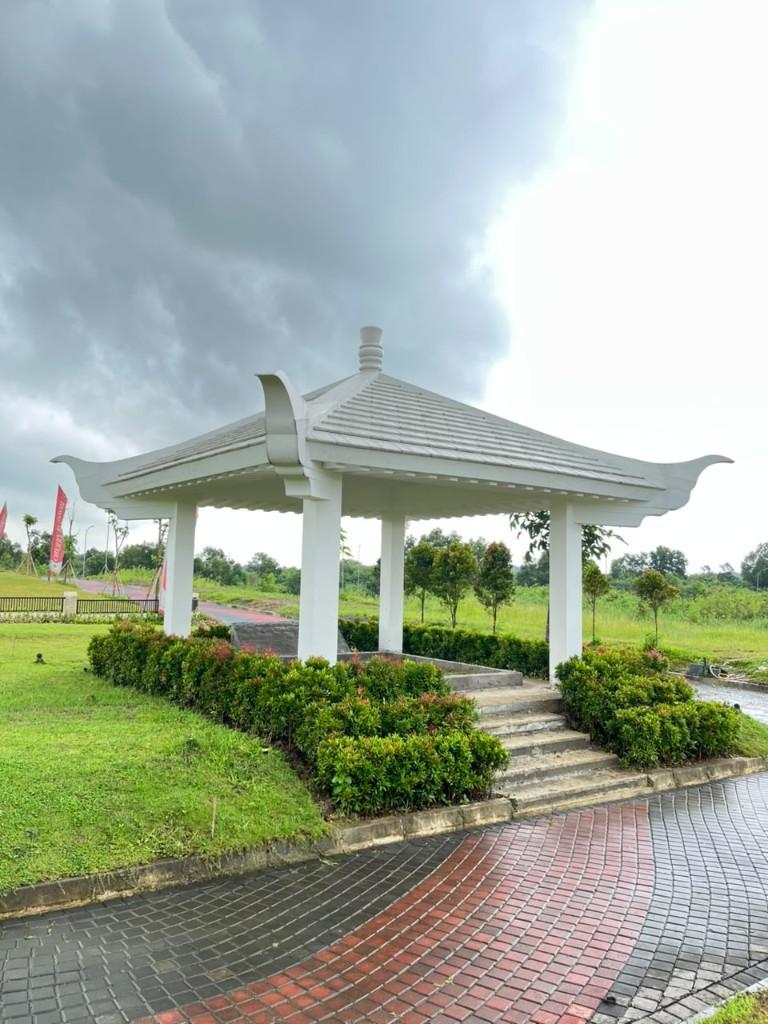Pavilion A dengan atap gazebo di San Diego Hills